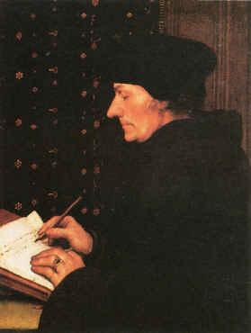 Hans Holbein Erasmus oil painting image